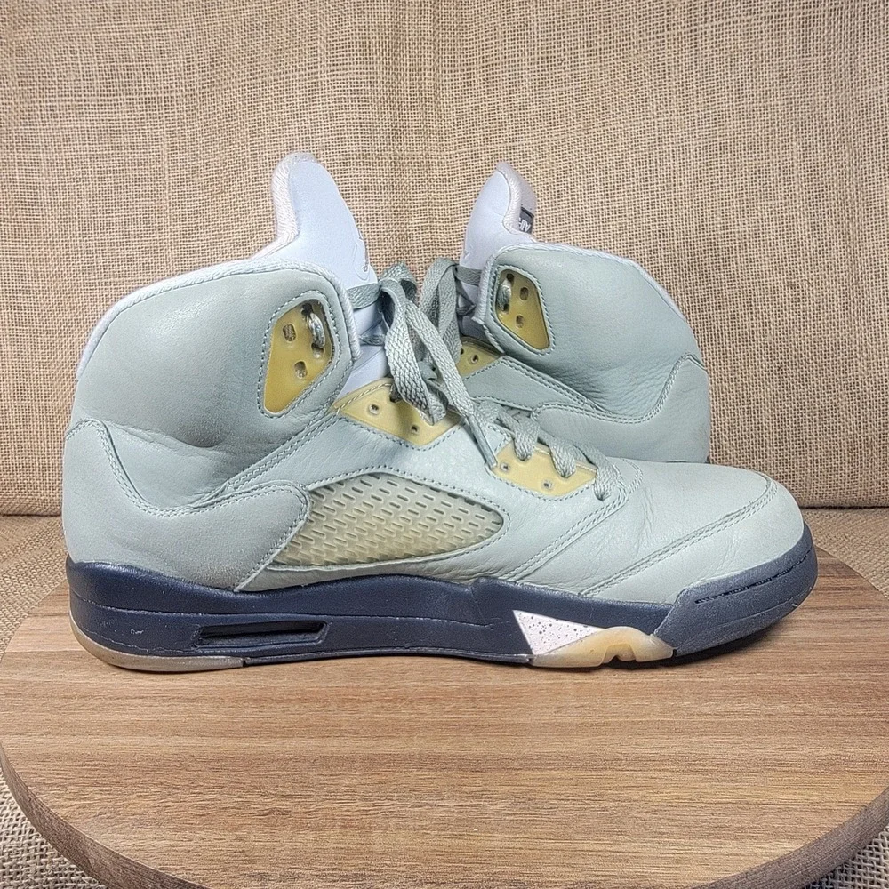 Nike Air Jordan 5 Retro Jade Horizon DC7501300 Leather Mens 10.5 OG Box Sneakers